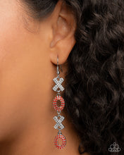Load image into Gallery viewer, Complete Look: XOXO Red Earrings and Bracelet