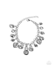 Load image into Gallery viewer, Complete Look: Charms Silver Necklace and Bracelet