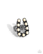 Load image into Gallery viewer, Complete Look: White Stone Earrings and Ring