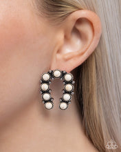 Load image into Gallery viewer, Complete Look: White Stone Earrings and Ring