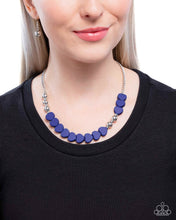 Load image into Gallery viewer, Complete Look: Blue Necklace and Bracelet Set