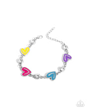 Load image into Gallery viewer, Complete Look - Multi Hearts Necklace and Bracelet