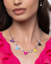 Load image into Gallery viewer, Complete Look - Multi Hearts Necklace and Bracelet