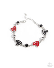 Load image into Gallery viewer, Complete Look - Black heart Necklace and Bracelet