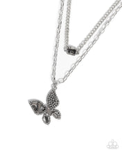Load image into Gallery viewer, Hovering Headline - Silver Necklace