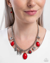 Load image into Gallery viewer, Garden Center - Red Necklace