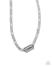 Load image into Gallery viewer, Strong Suit - Silver Necklace