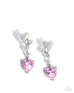 Valentines Vaudeville - Pink Earrings