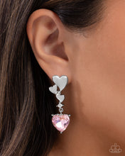 Load image into Gallery viewer, Valentines Vaudeville - Pink Earrings