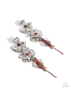 Classical Cadenza - Red Earrings