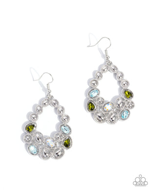 Prismatic Principal - Green Earrings