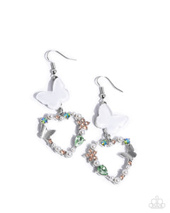 Flirty Flight - Green Earrings