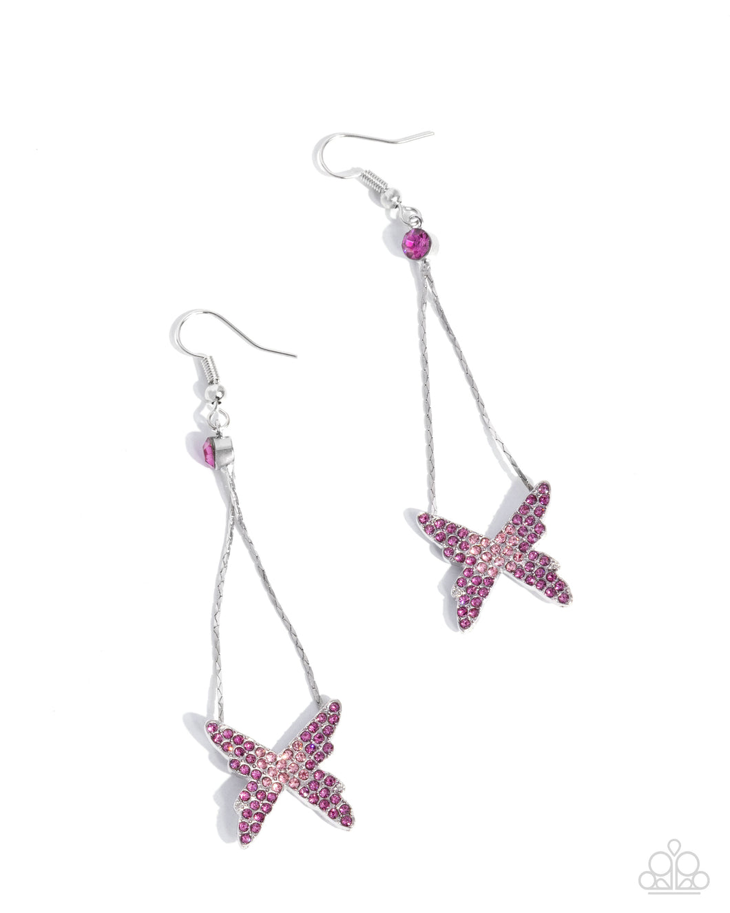 Pick A FLIGHT - Pink Earrings