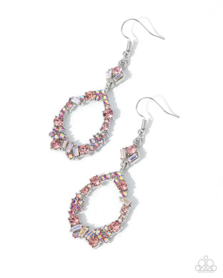 Poppin Pizzazz - Pink Earrings