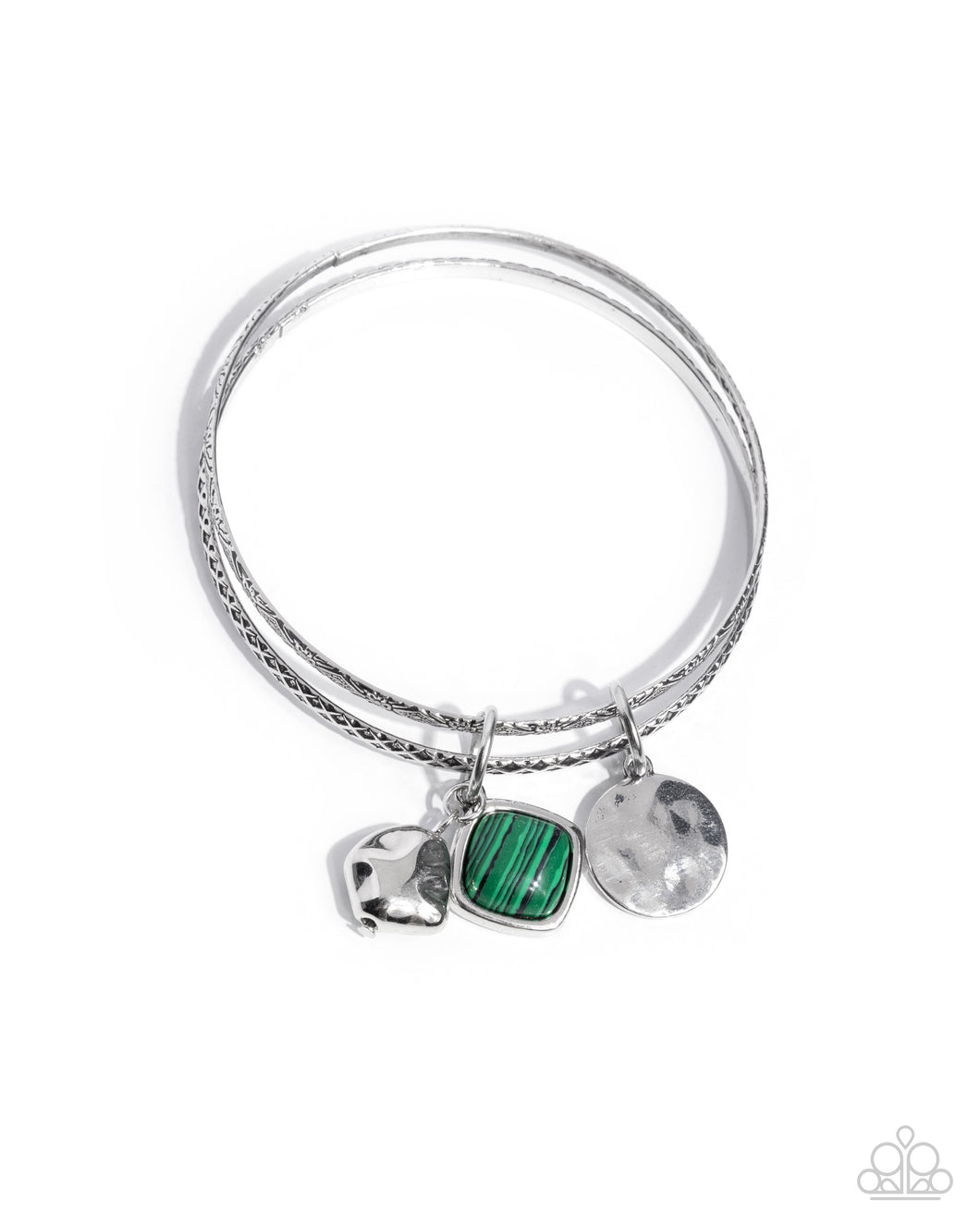 Adorably Authentic - Green Bracelet