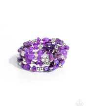 Load image into Gallery viewer, Worldwide Tour - Purple Coil Bracelet