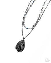 Load image into Gallery viewer, Druzy Delight - Black Necklace