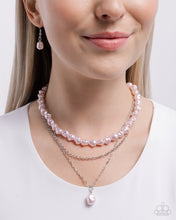 Load image into Gallery viewer, Baroque Bling - Pink Necklace