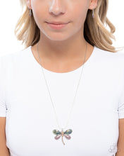 Load image into Gallery viewer, Dragonfly Defiance - Purple Necklace