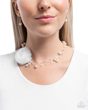 Load image into Gallery viewer, Delicate Debutante - White Necklace