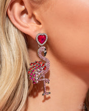 Load image into Gallery viewer, Flamingo Freestyle - Pink Earrings