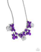Load image into Gallery viewer, Socialite Statement - Purple Necklace