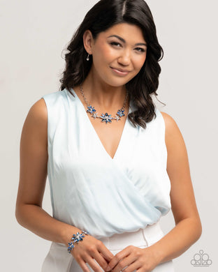 Complete Look: Blue Necklace and Bracelet