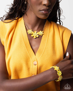 Complete Look - Yellow Necklace and Bracelet