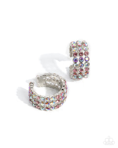 Complete Look: Iridescent Pink Earring and cuff