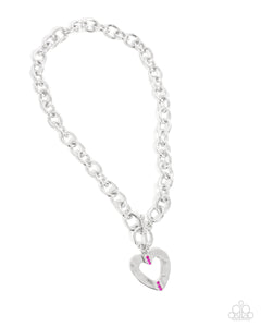 Complete Look - Pink Heart Bracelet and Necklace