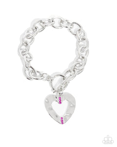 Complete Look - Pink Heart Bracelet and Necklace