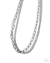 Load image into Gallery viewer, Complete Look: Gunmetal Necklace and Bracelet Chain.