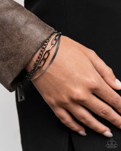 Load image into Gallery viewer, Complete Look: Gunmetal Necklace and Bracelet Chain.