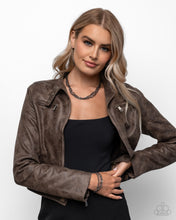 Load image into Gallery viewer, Complete Look: Gunmetal Necklace and Bracelet Chain.