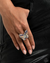 Load image into Gallery viewer, Complete Look - Purple Butterfly Necklace and Ring