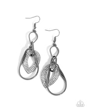 Load image into Gallery viewer, Teardrop Triumph - Black Earrings