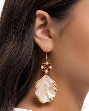 Load image into Gallery viewer, Coastal Candidate - Brown Gold Earrings