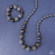 Load image into Gallery viewer, Hematite Hallmark - Complete Look - Silver Necklace and Bracelet