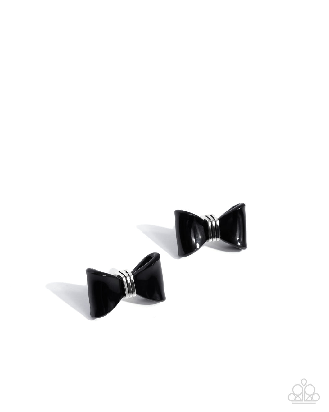 Spruced Up - Black Earrings