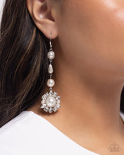 Load image into Gallery viewer, Pearly Plot Twist - White Earrings
