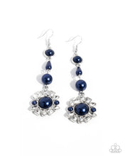 Load image into Gallery viewer, Pearly Plot Twist - Blue Earrings