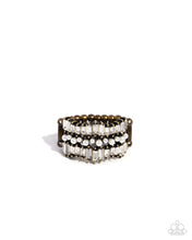 Load image into Gallery viewer, Preppy Pearls - Brass Ring