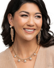 Load image into Gallery viewer, Complete Look - Gold Necklace and Earrings Set