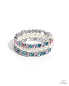 Grandiose Glitz - Multi Coil Bracelet