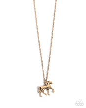 Load image into Gallery viewer, Stallion Statement - Gold Necklace