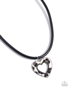 Ferocious Flirt - Black Necklace