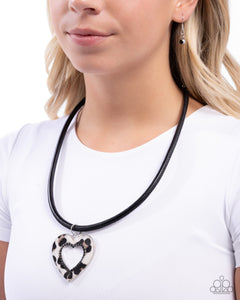 Ferocious Flirt - Black Necklace