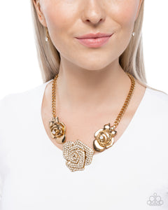 Bouquet Beacon - Gold Necklace