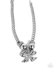 Load image into Gallery viewer, Big Deal Bow - White Necklace