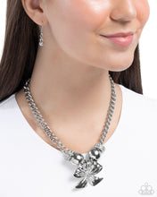 Load image into Gallery viewer, Big Deal Bow - White Necklace